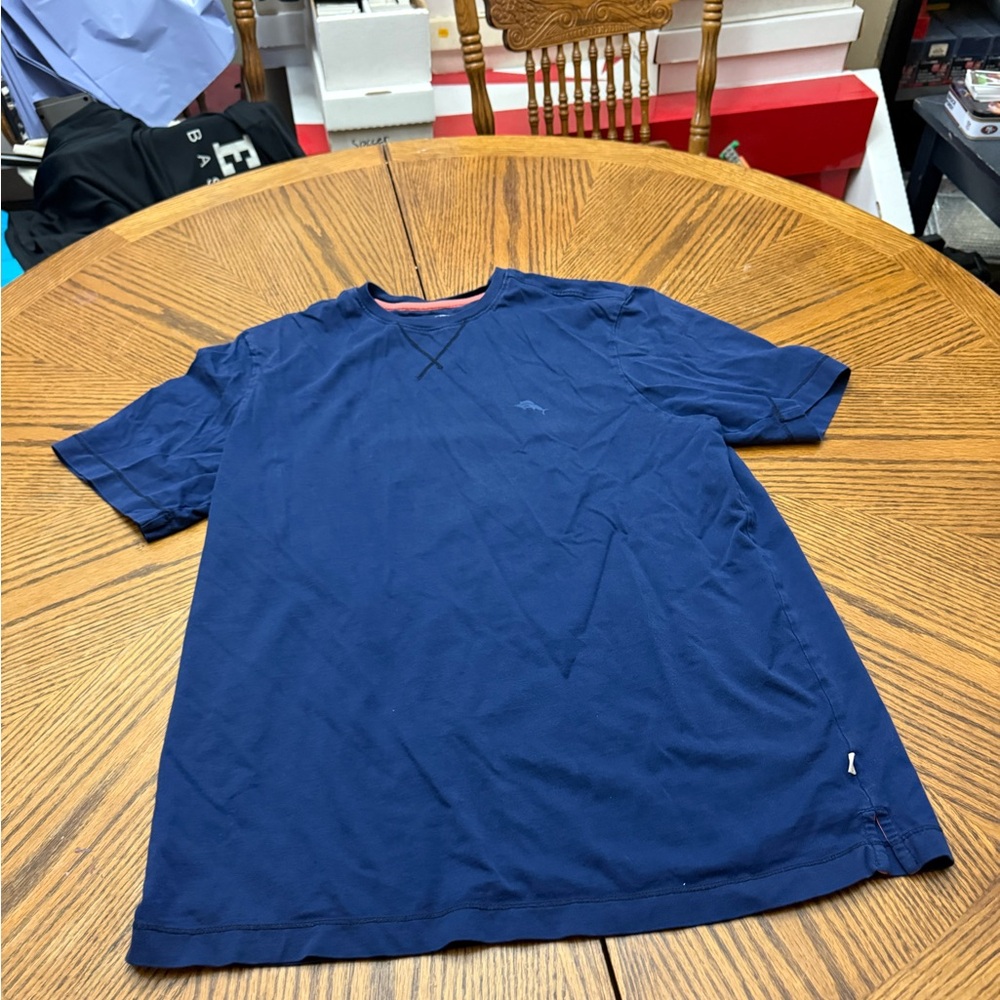 Tommy Bahama Navy Blue Short Sleeve Tee